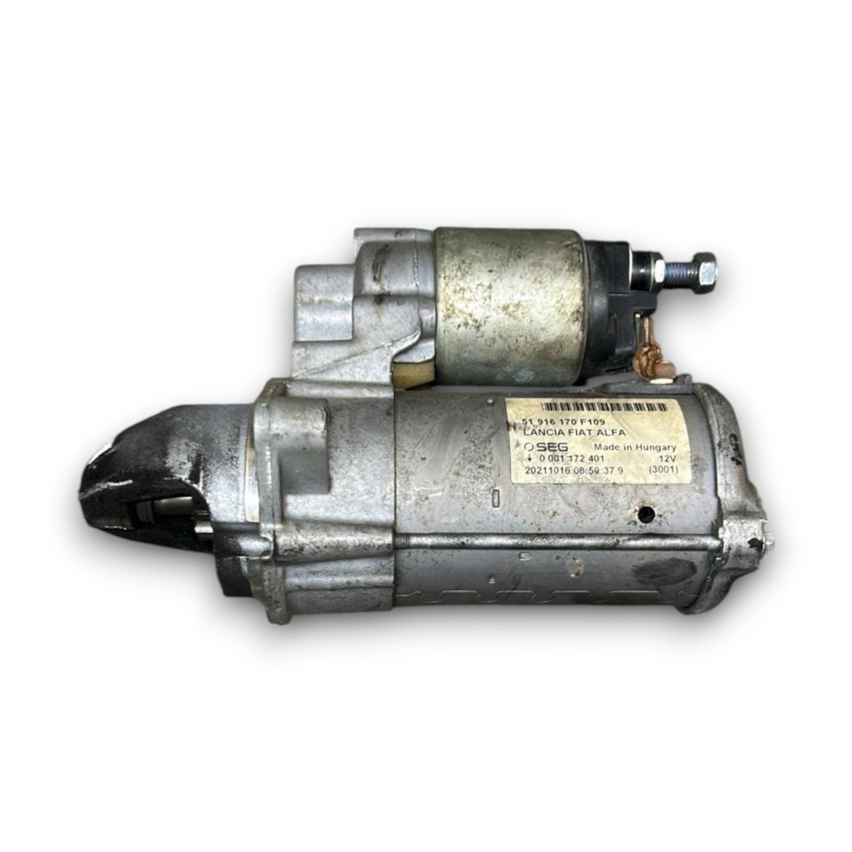 Starter motor Fiat Doblo 51916170 1.3 diesel (2009 > 2022) - F&amp;P CRASH SRL - Used Parts