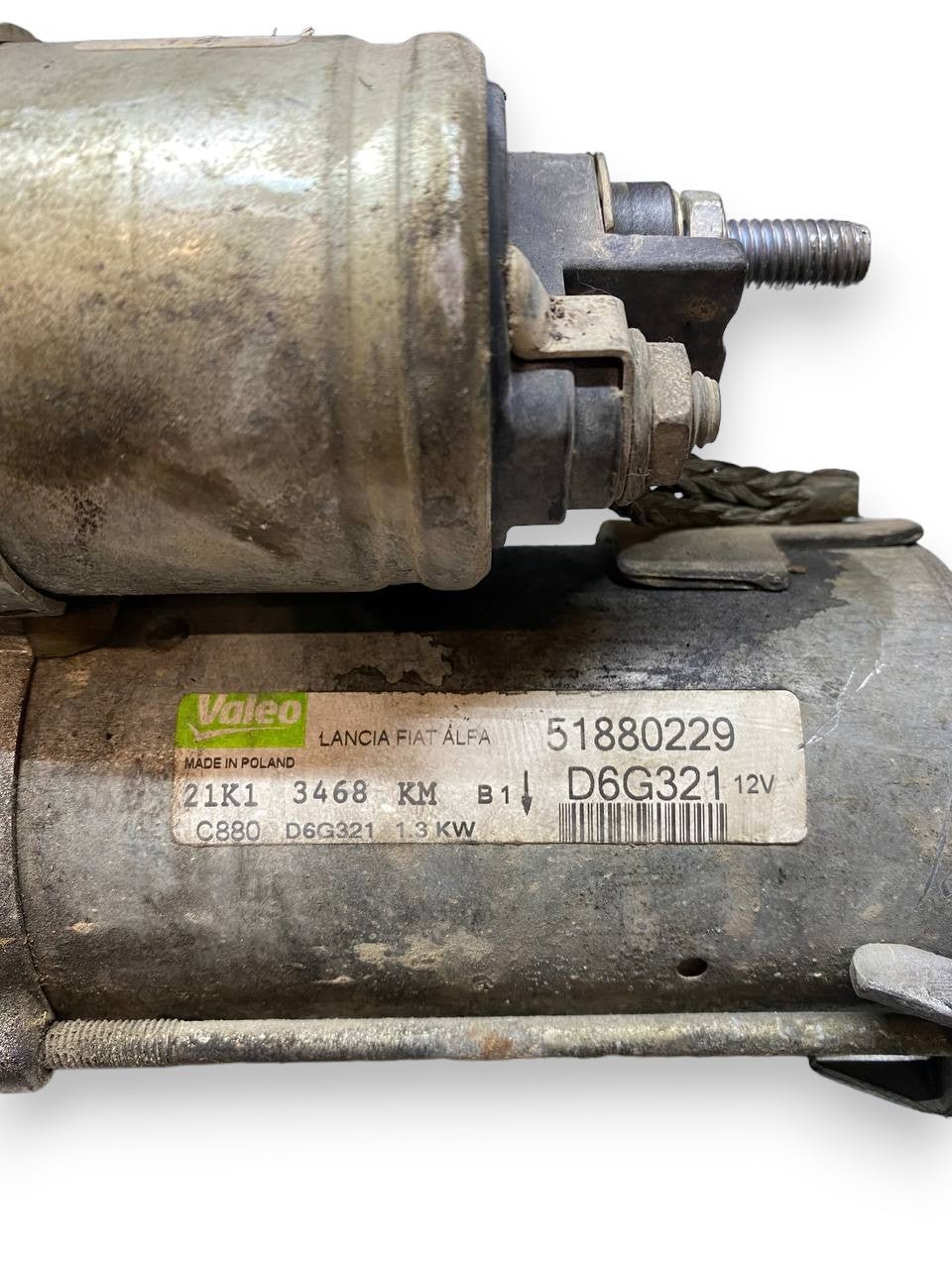 Starter Motor Fiat Grande Punto 1.2 Petrol (2005 - 2012) Code: 51880229 - F&P CRASH SRLS - Used Parts