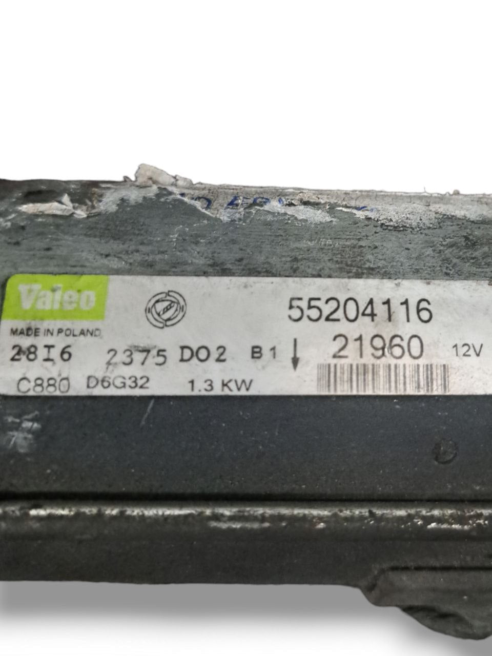 Motorino Avviamento Fiat Grande Punto 1.3 Diesel (2004 - 2012) COD:55204116 - F&P CRASH SRLS - Ricambi Usati
