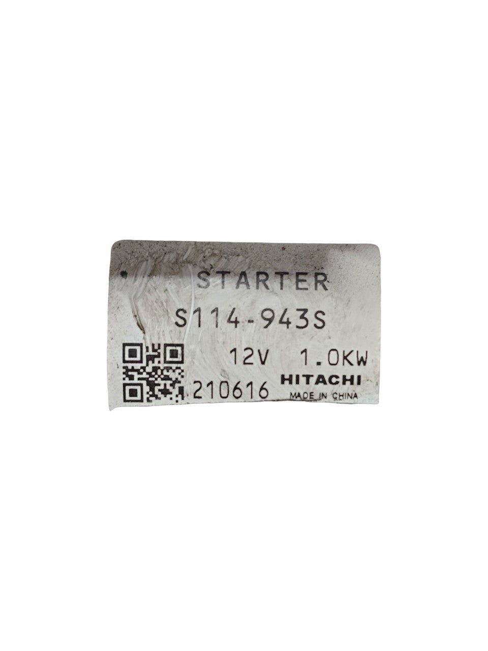 Motorino Avviamento Fiat Panda 169 1.2 Benzina Cod:S114943S (2003 - 2012) - F&P CRASH SRLS - Ricambi Usati
