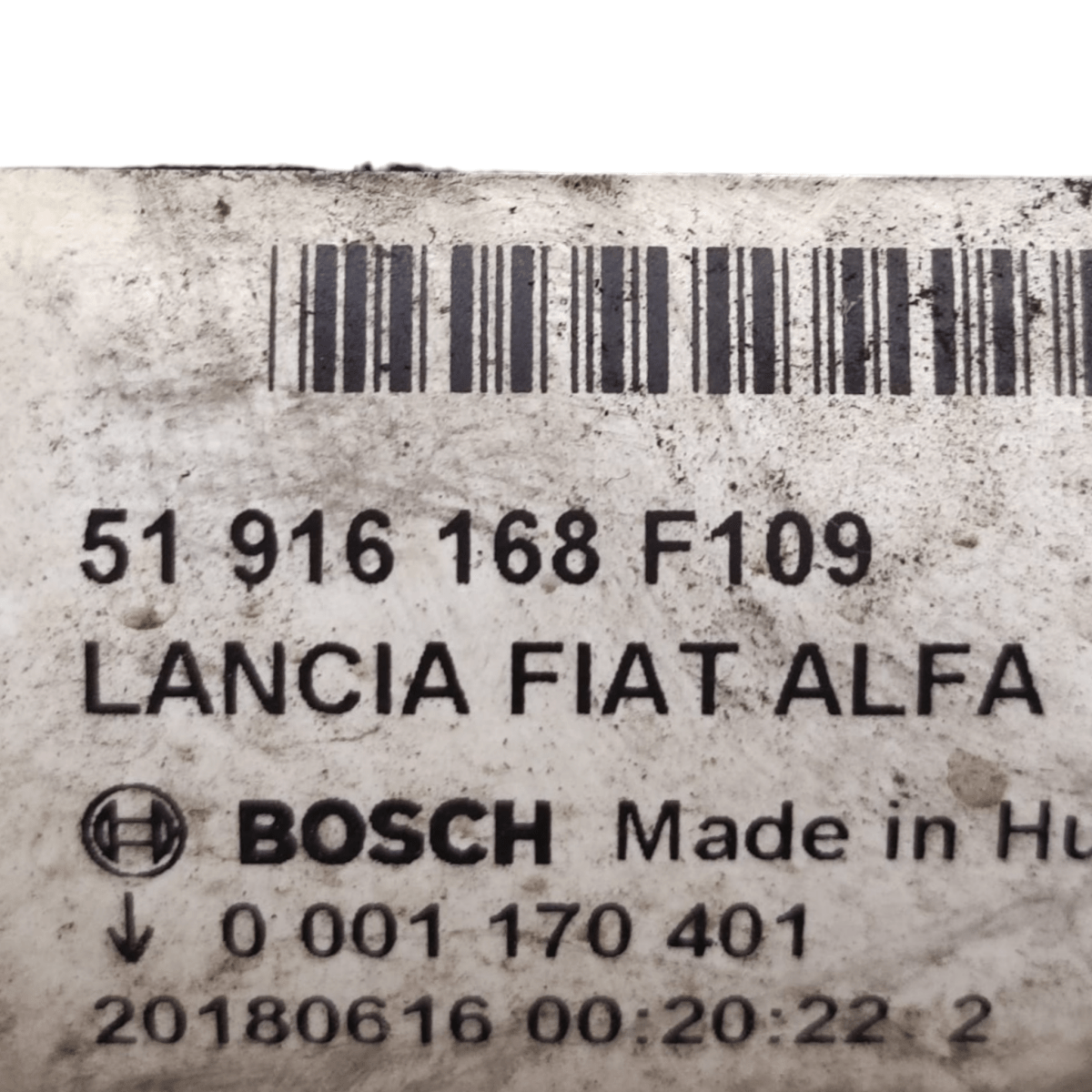 Fiat Panda (312) 1.2 Gasoline Starter Motor COD: 51916168F109 (2012 - 2021) - F&P CRASH SRLS - Used Parts