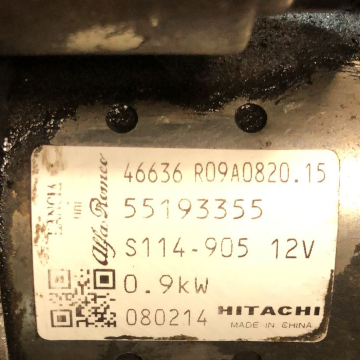 Starter Motor Fiat Panda II 169 1.2 Petrol (2003 > 2012) code:55193355 - F&P CRASH SRLS - Used Parts