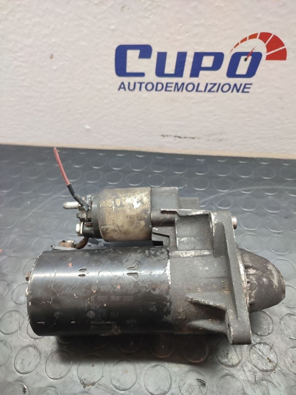 Starter motor FIAT STILO 1.9 jtd code: 0 001 108 202 - F&P CRASH SRLS - Used Parts