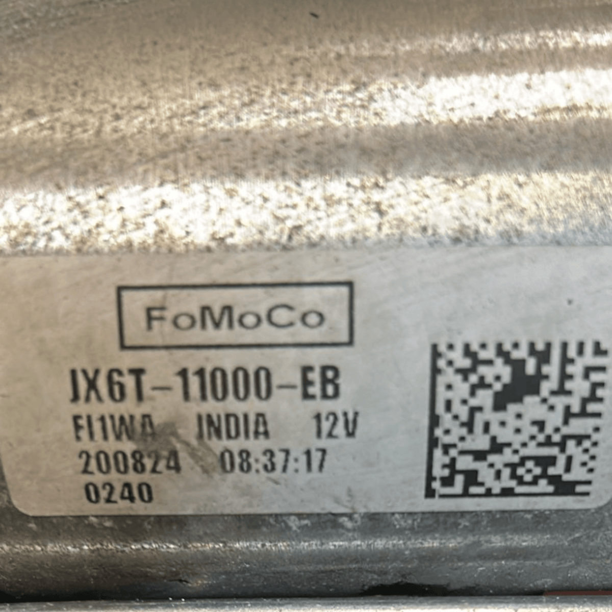Starter Motor Ford Puma 1.0 petrol (2019 >) code:JX6T - 11000 - EB - F&P CRASH SRLS - Used Parts