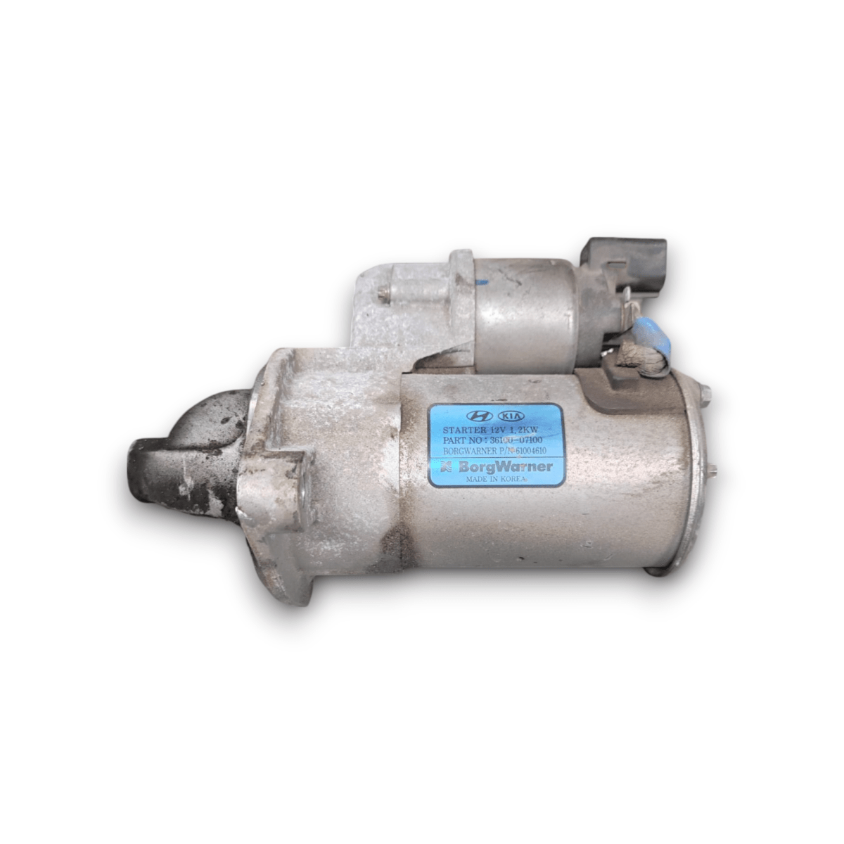 Starter motor hyundai i20 1.2 petrol code: 3610007100 (2020 - ) - F&P CRASH SRLS - Used Parts