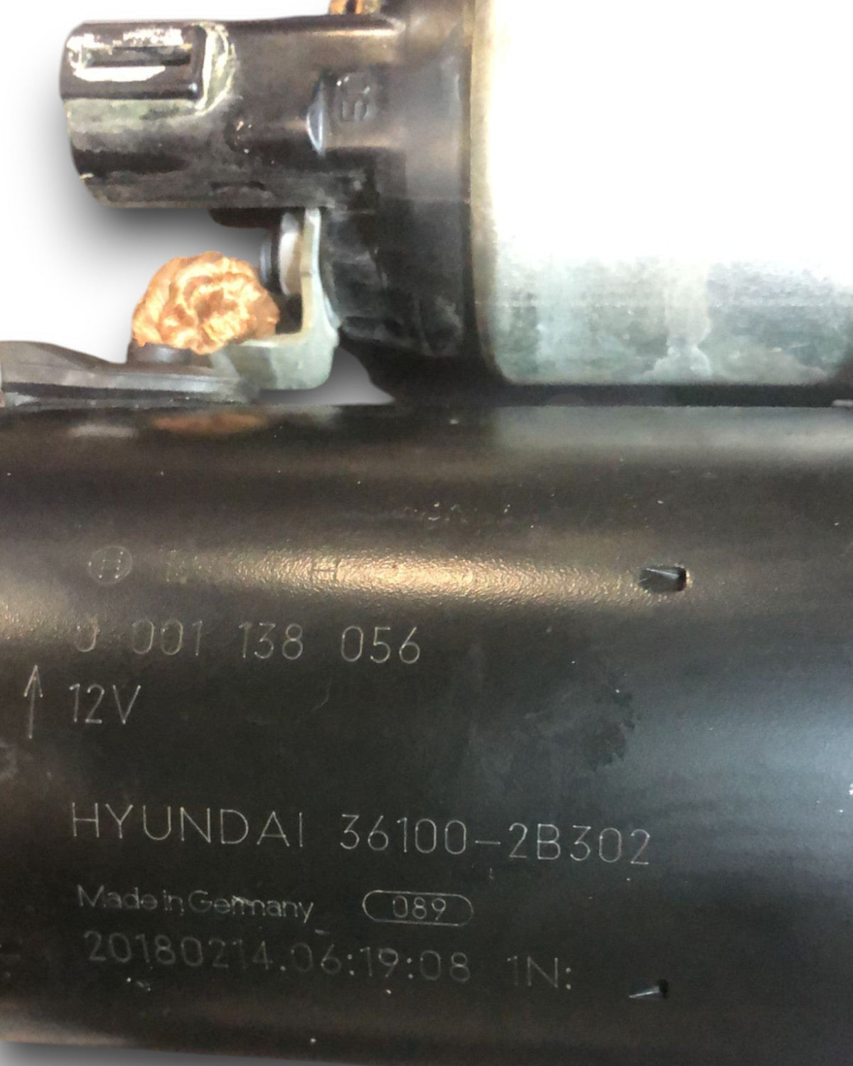 Starter Motor Hyundai IX20 1.4 Petrol (2010 > 2019) code:0001138056 - F&P CRASH SRLS - Used Parts