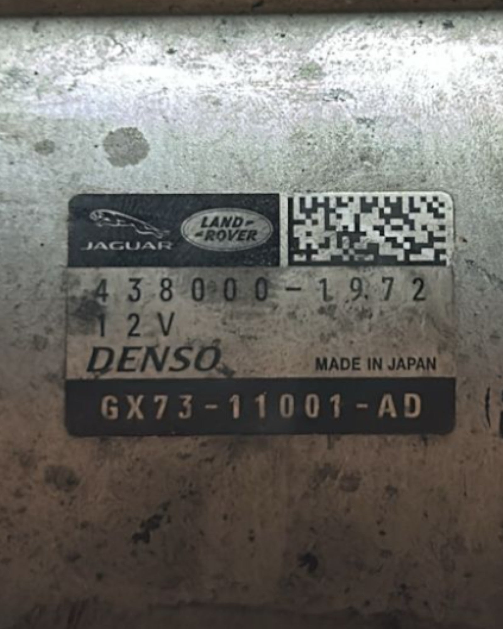 Jaguar F - Pace 2.0 Diesel Starter Motor code.GX73 - 11001 - AD (2016 > ) - F&P CRASH SRLS - Used Parts