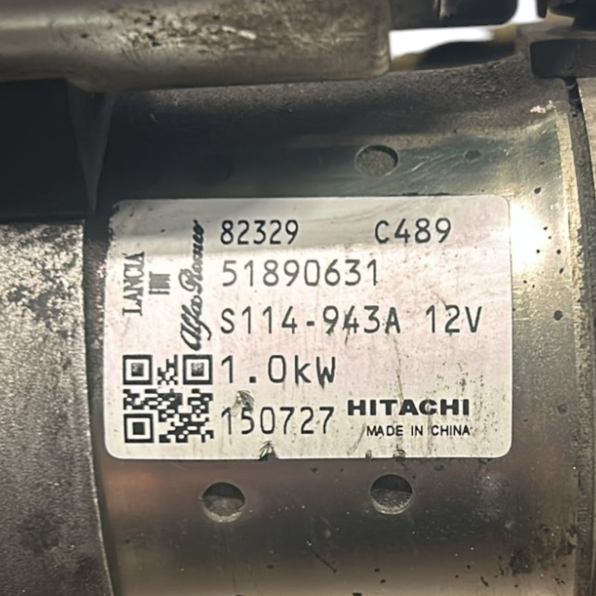 Starter Motor Lancia Ypsilon cod.51890631 1.2 Petrol (2003 > 2011) - F&P CRASH SRLS - Used Parts