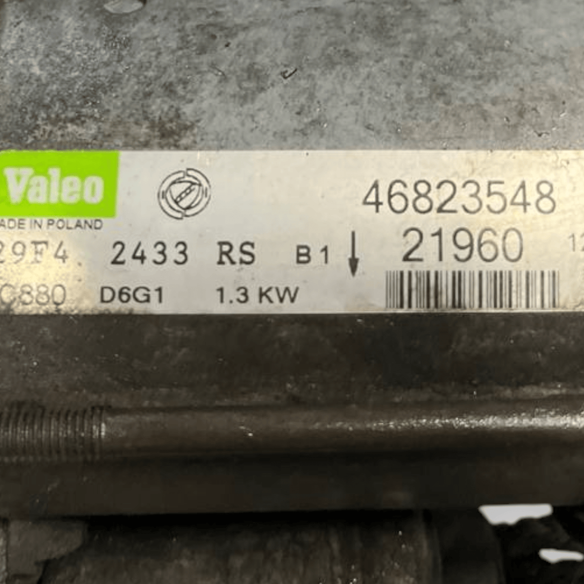 Starter Motor Lancia Ypsilon I 1.3 Diesel (2003 to 2011) code: 46823548 - F&P CRASH SRLS - Used Parts