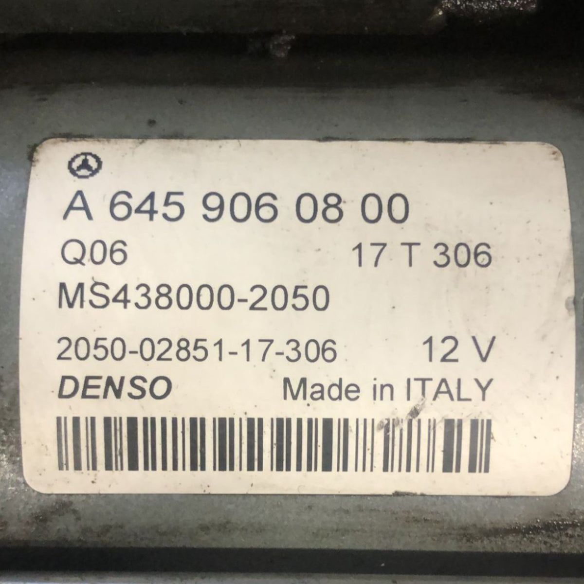 Starter Motor Mercedes Benz Cla X117 2.2 Diesel (2013 > 2019) code:A6459060800 - F&P CRASH SRLS - Used Spare Parts