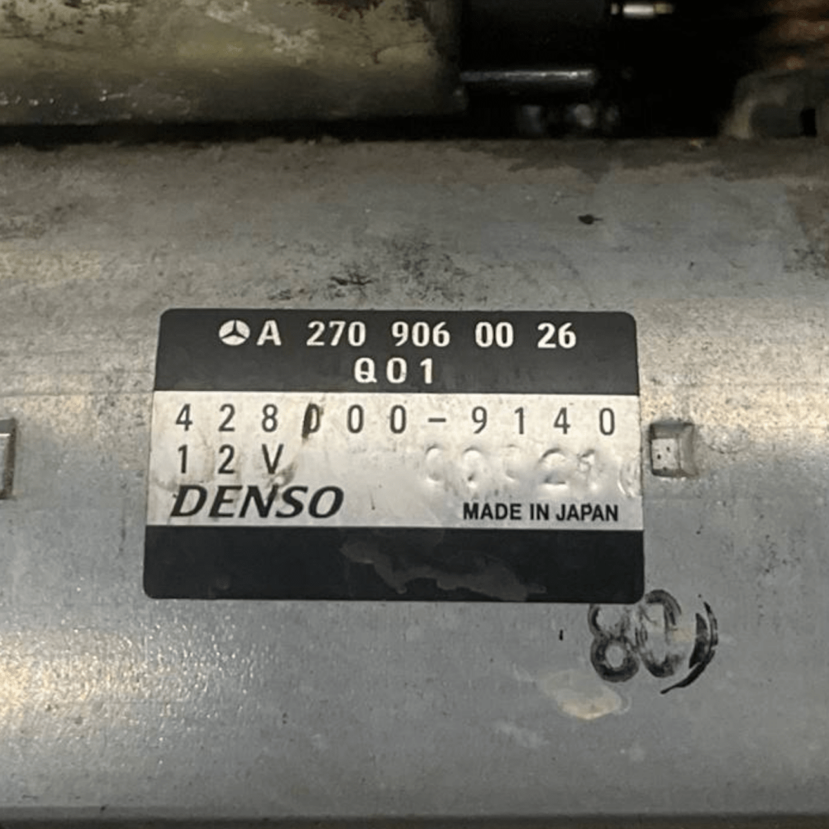 Motorino Avviamento Mercedes - Benz Classe A W176 1.5 Diesel (2012 al 2018) cod: 428000 - 9140 - F&P CRASH SRLS - Ricambi Usati