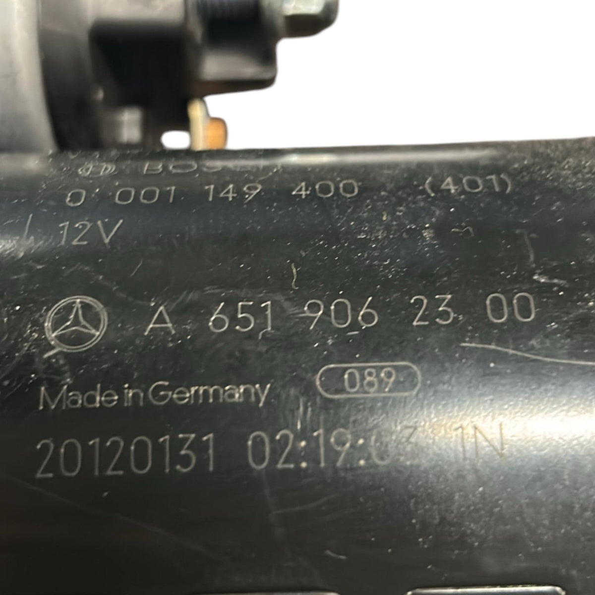 Starter Motor Mercedes Benz E-Class (W212) cod.A6519062300 2.2 Diesel (2009 > 2016) - F&P CRASH SRLS - Used Parts