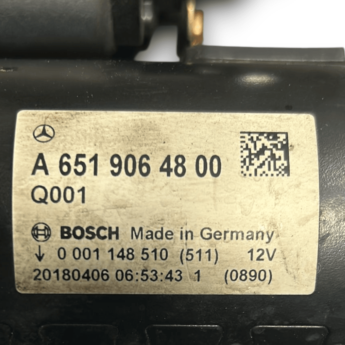 Motorino Avviamento Mercedes Benz GLC 2.2 Diesel cod:A6519064800 (2015 > 2022) - F&P CRASH SRLS - Ricambi Usati