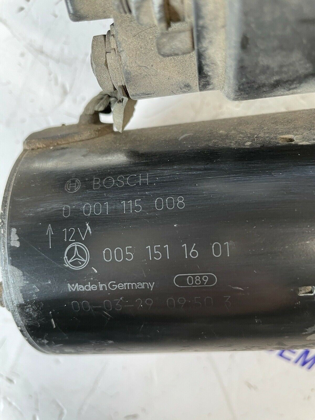 Starter Motor MERCEDES A CLASS A170CDI(w168/w169) M8T75071 0051511601 - F&P CRASH SRLS - Used Parts