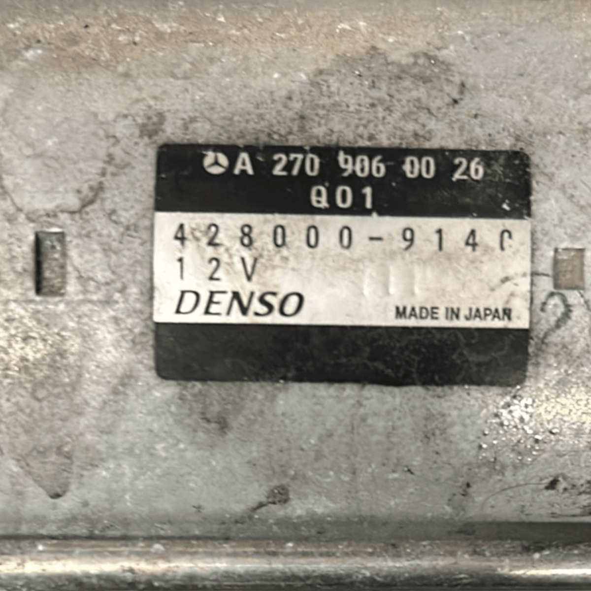 Starter Motor Mercedes Class B W246 1.8 Diesel code:A2709060026 (2011 > 2019) - F&P CRASH SRLS - Used Parts