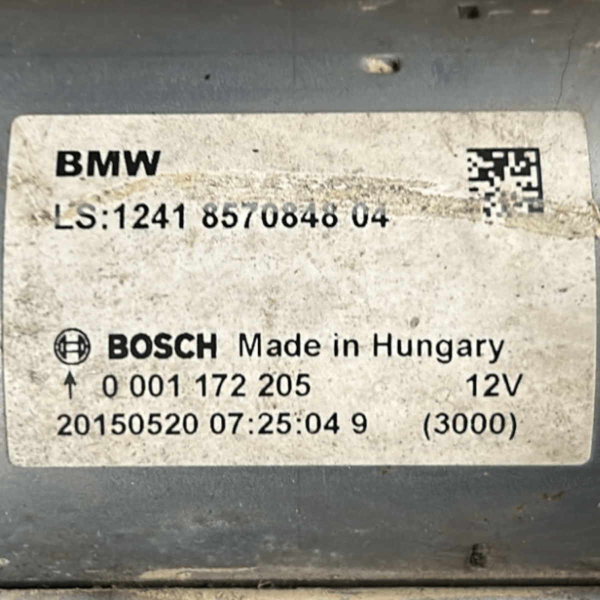 Motorino Avviamento Mini Cooper F55 1.5 Diesel cod:857084804 (2014 >) - F&P CRASH SRLS - Ricambi Usati