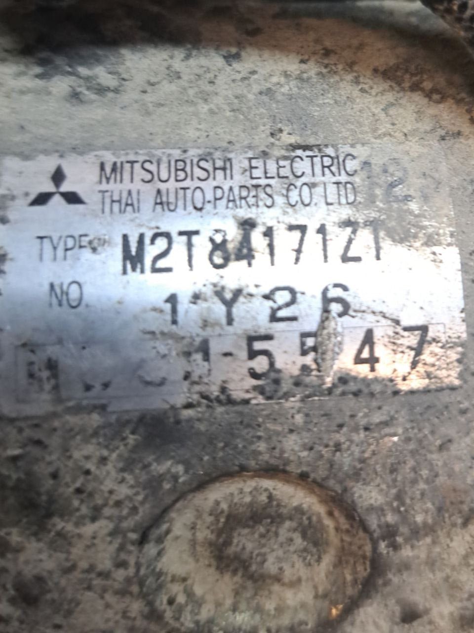Motorino Avviamento Mitsubishi L200 2.5 Diesel (1996-2005) COD:M2T84171ZT - F&P CRASH SRLS - Ricambi Usati