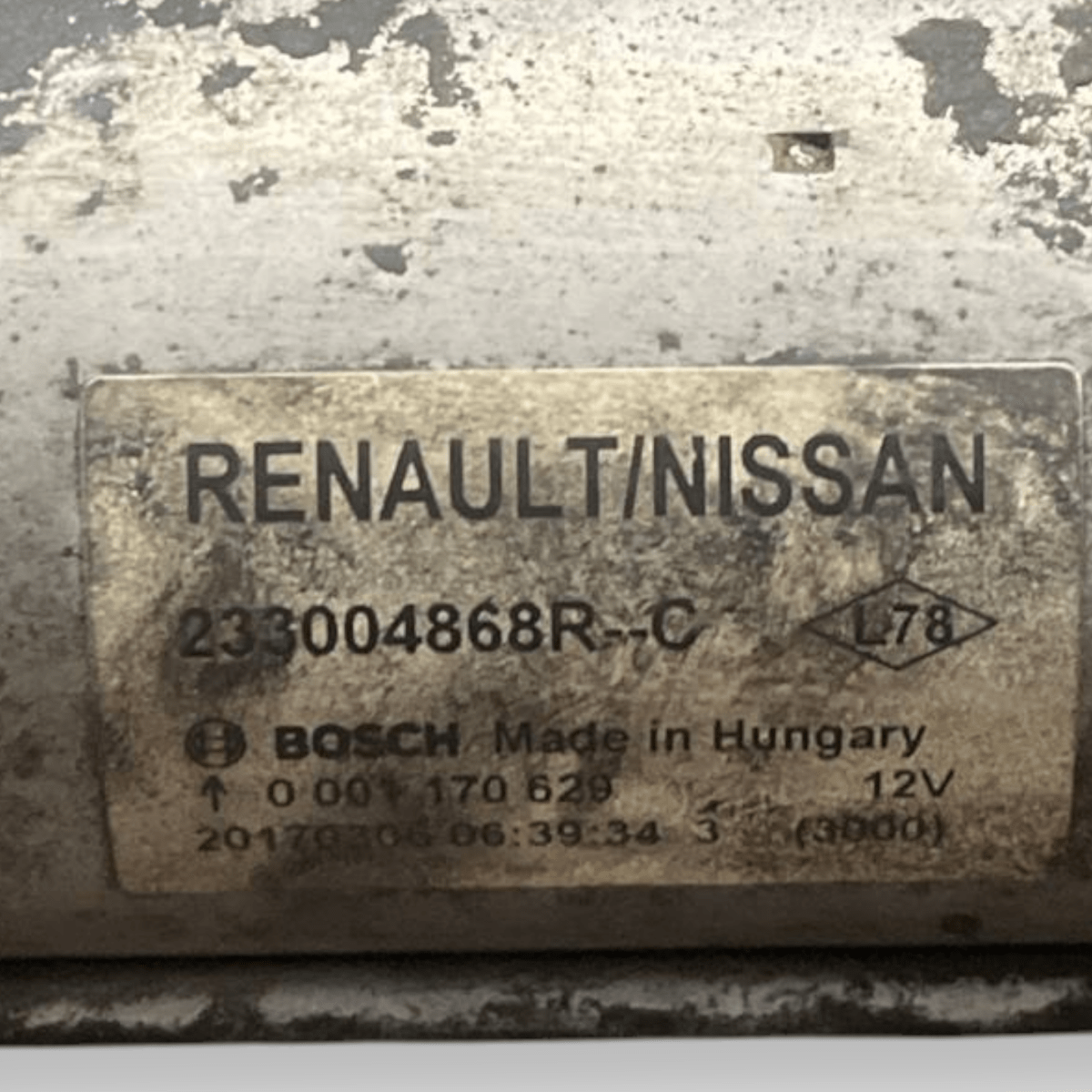 Motorino Avviamento Nissan Juke F15 1.5 Diesel (2010 al 2019) cod: 233004868R - F&P CRASH SRLS - Ricambi Usati