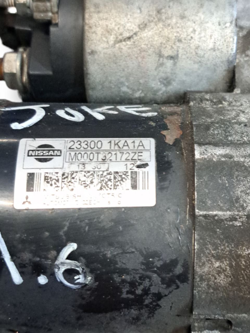 Nissan JukeF15 1.6 Petrol Starter Motor (2010-2013) COD:233001KA1A - F&P CRASH SRLS - Used Parts