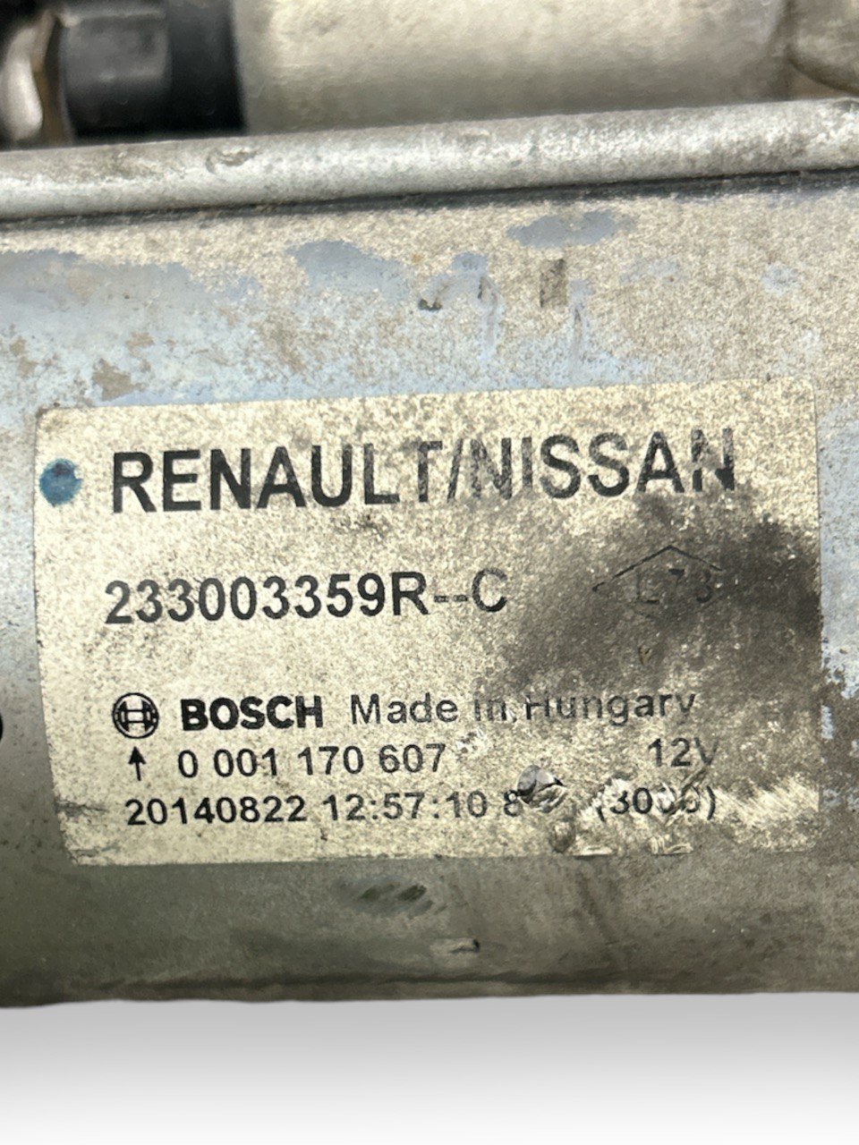 Starter Motor Nissan Qashqai J11 1.5 Diesel COD:233003359R - C (2014 - 2019) - F&P CRASH SRLS - Used Parts