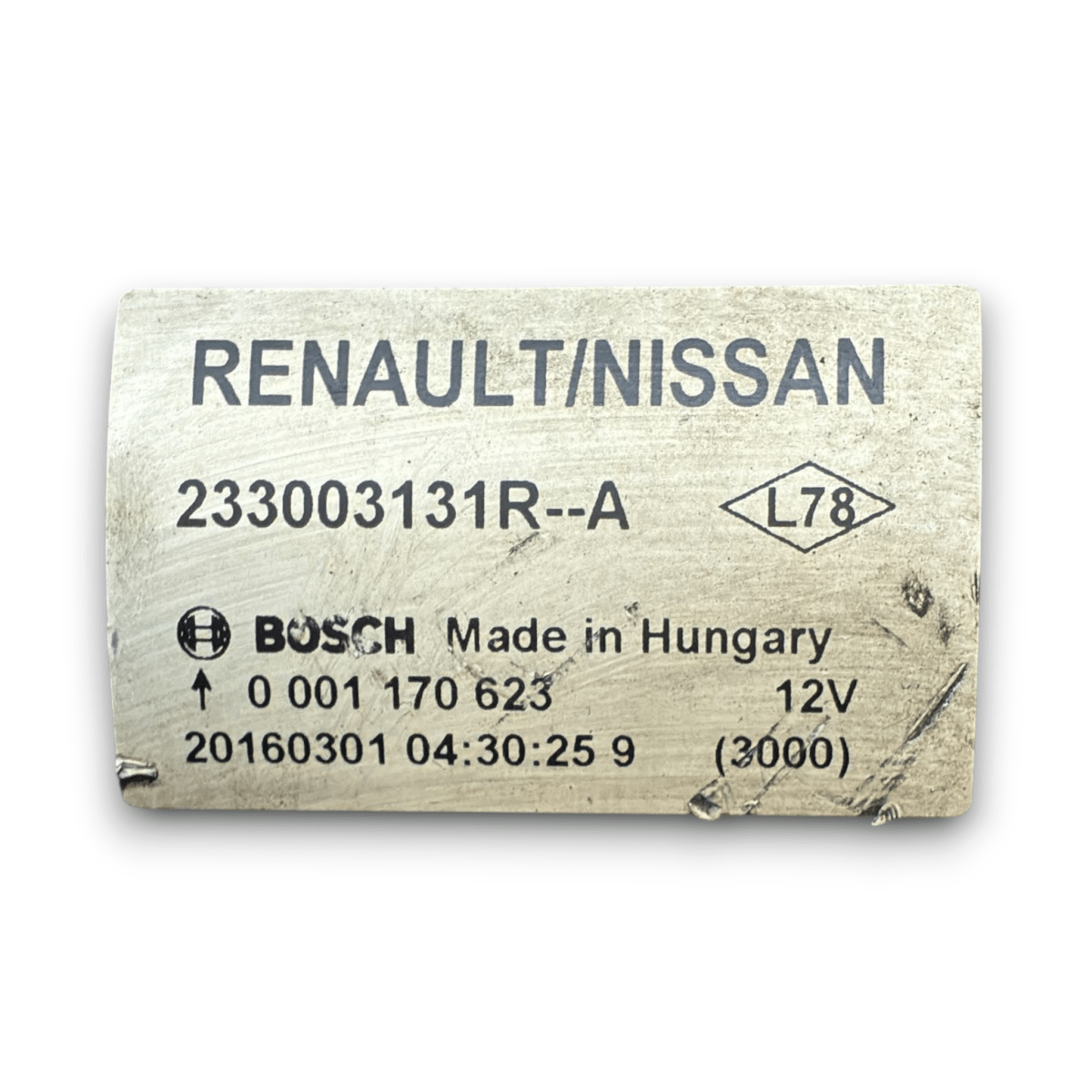Motorino avviamento nissan x-trail 1.7 diesel cod : 233003131r (2017 - 2020) - F&P CRASH SRL - Ricambi Usati