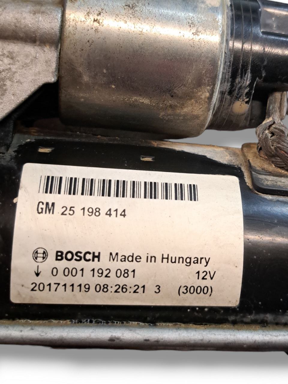 Motorino Avviamento Opel Corsa E 1.4 benzina (2015>) COD:25198414 - F&P CRASH SRLS - Ricambi Usati