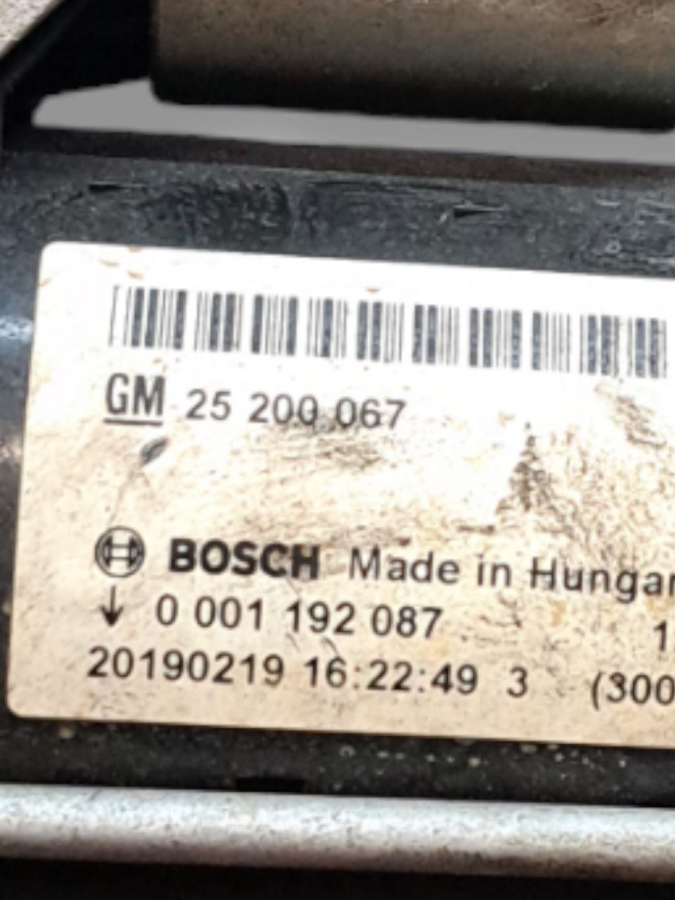 Motorino Avviamento Opel Corsa E / Astra / Insignia / Aveo 1.4 benzina (2015>) COD:0001192087 - F&P CRASH SRLS - Ricambi Usati