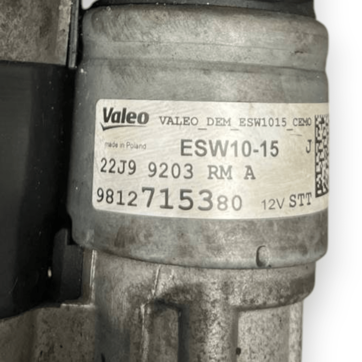 Starter Motor Opel Corsa F 1.2 Petrol (2019 - ) code: 9812715380 - F&P CRASH SRLS - Used Parts