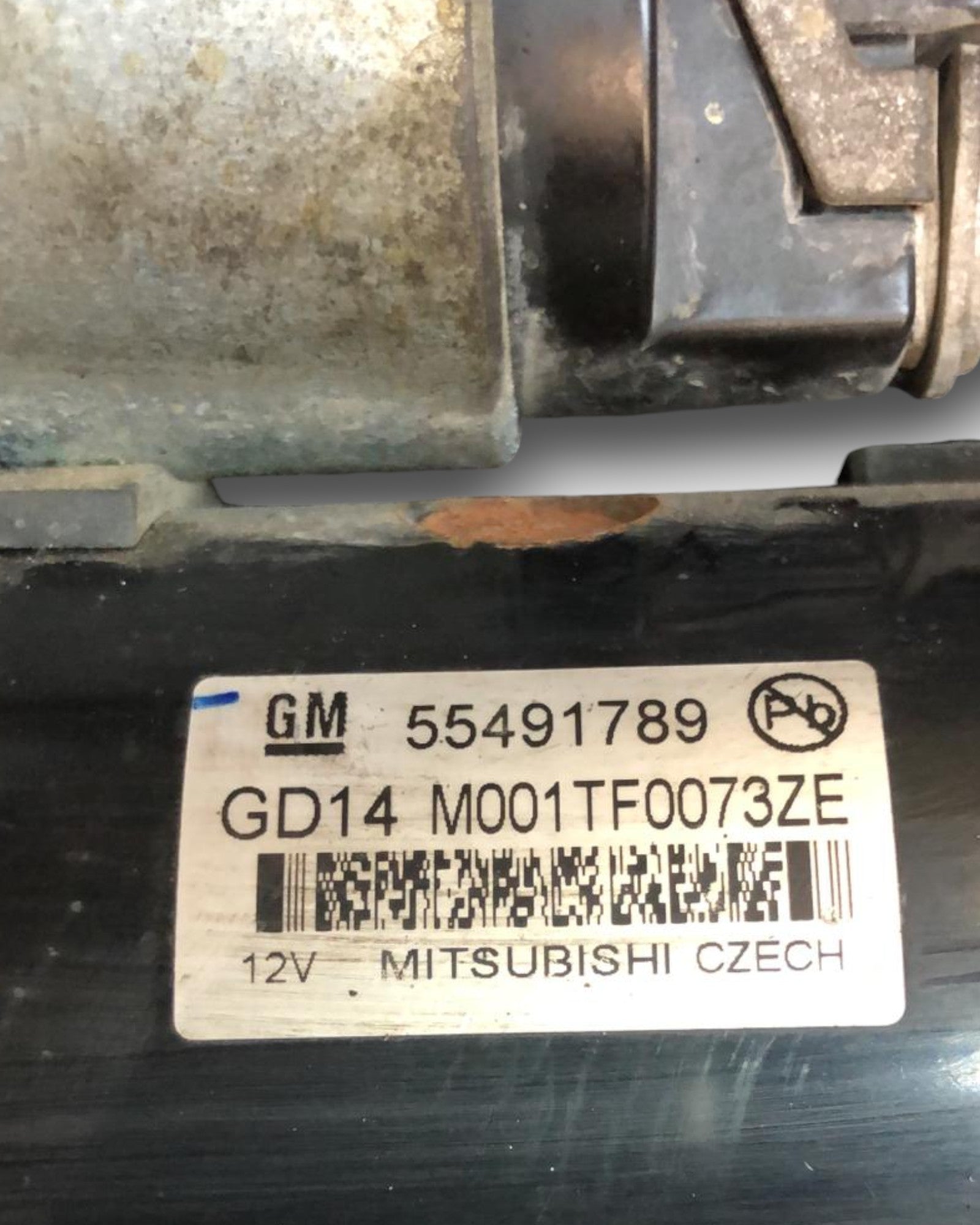 Starter Motor Opel Mokka A 1.6 Diesel (2012 > 2019) code:55491789 - F&P CRASH SRLS - Used Parts