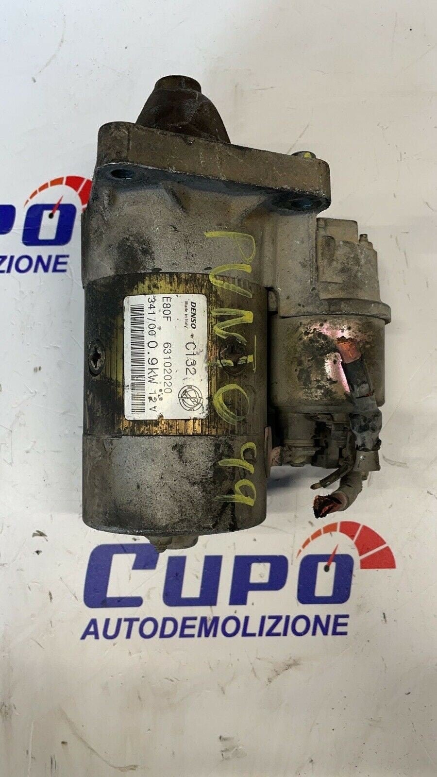 Starter Motor for Fiat Punto 1.3(03-09)/Panda(03-11) 63102020 - F&P CRASH SRLS - Used Parts