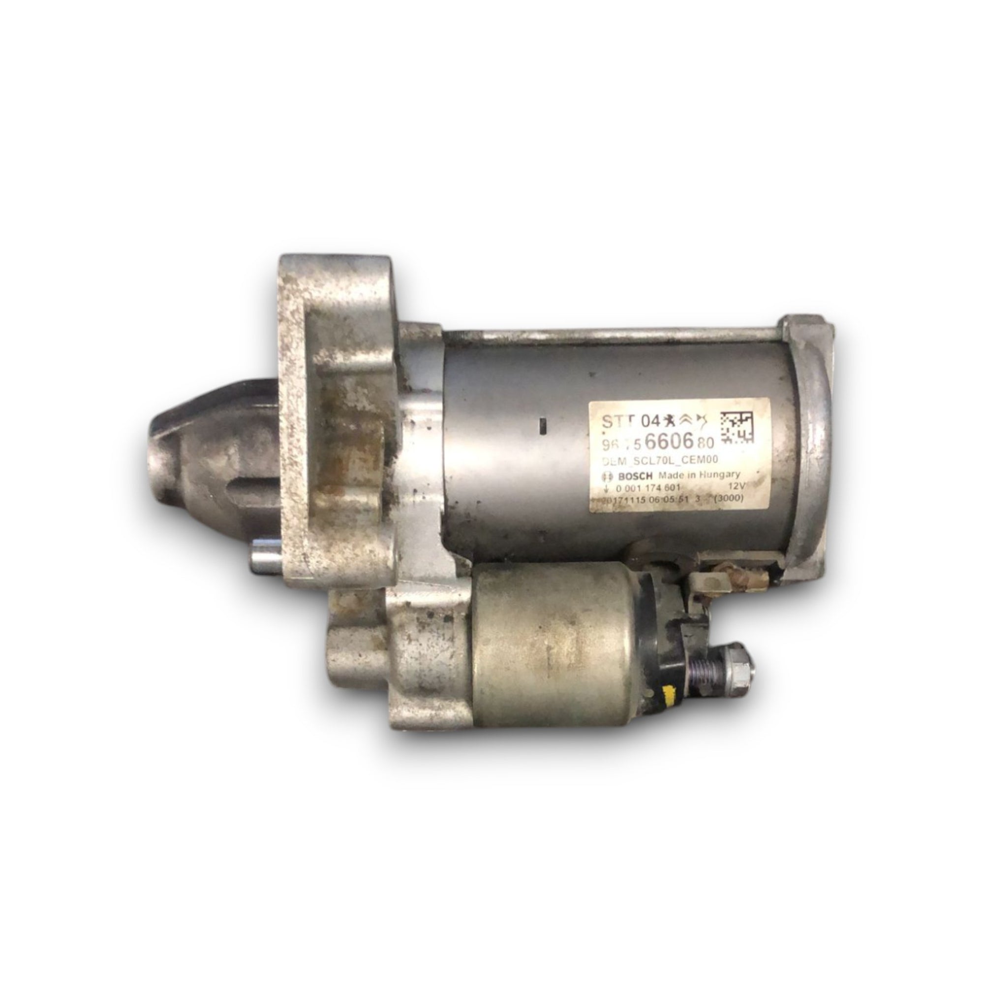 Motorino Avviamento Peugeot 2008 1.6 Diesel (2013 > 2019) cod:9675660680 - F&P CRASH SRLS - Ricambi Usati