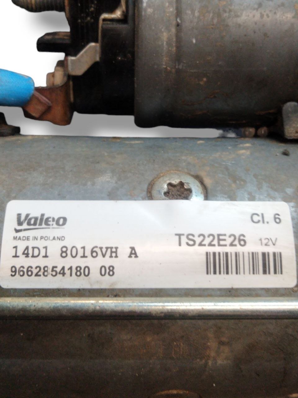 Motorino avviamento Peugeot Partner / Berlingo / Peugeot Rifter 1.6 diesel (2019) cod.966285418008 - F&P CRASH SRLS - Ricambi Usati