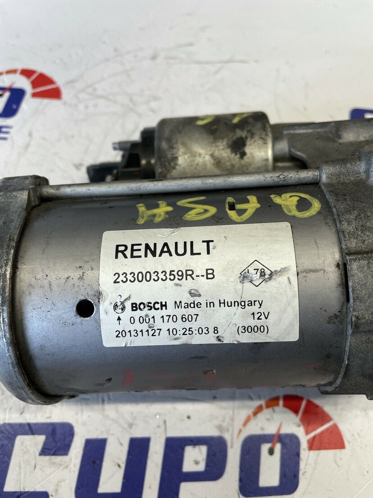 Starter Motor RENAULT 1.6D KADJAR/TRAFIC/MEGANE/QASHQAI(J11) 0001170607 - F&P CRASH SRLS - Used Parts