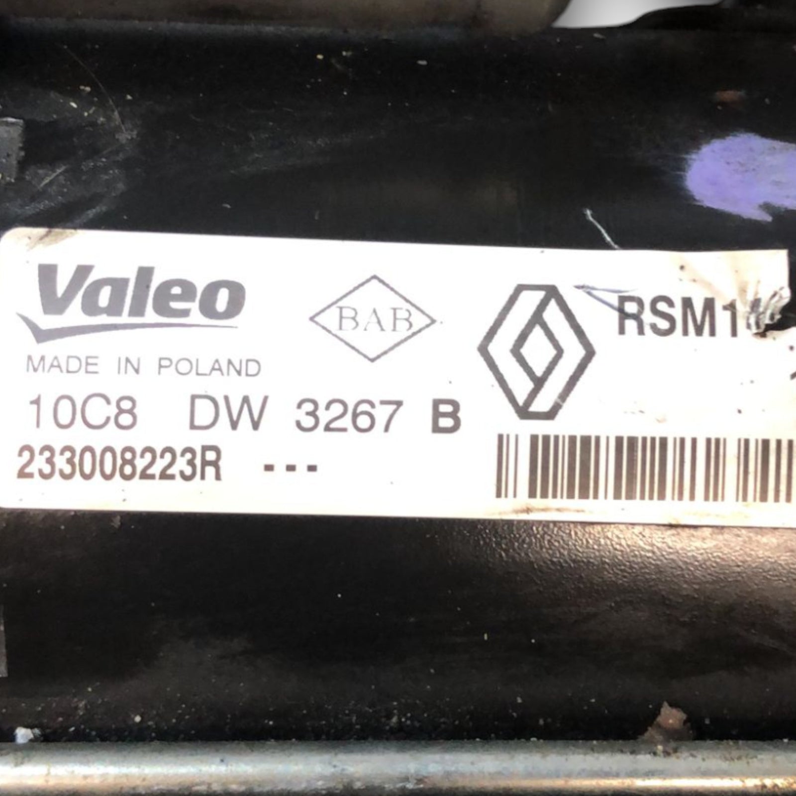 Starter Motor Renault Clio IV 1.5 Diesel (2012 > 2021) code:233008223R - F&P CRASH SRLS - Used Parts