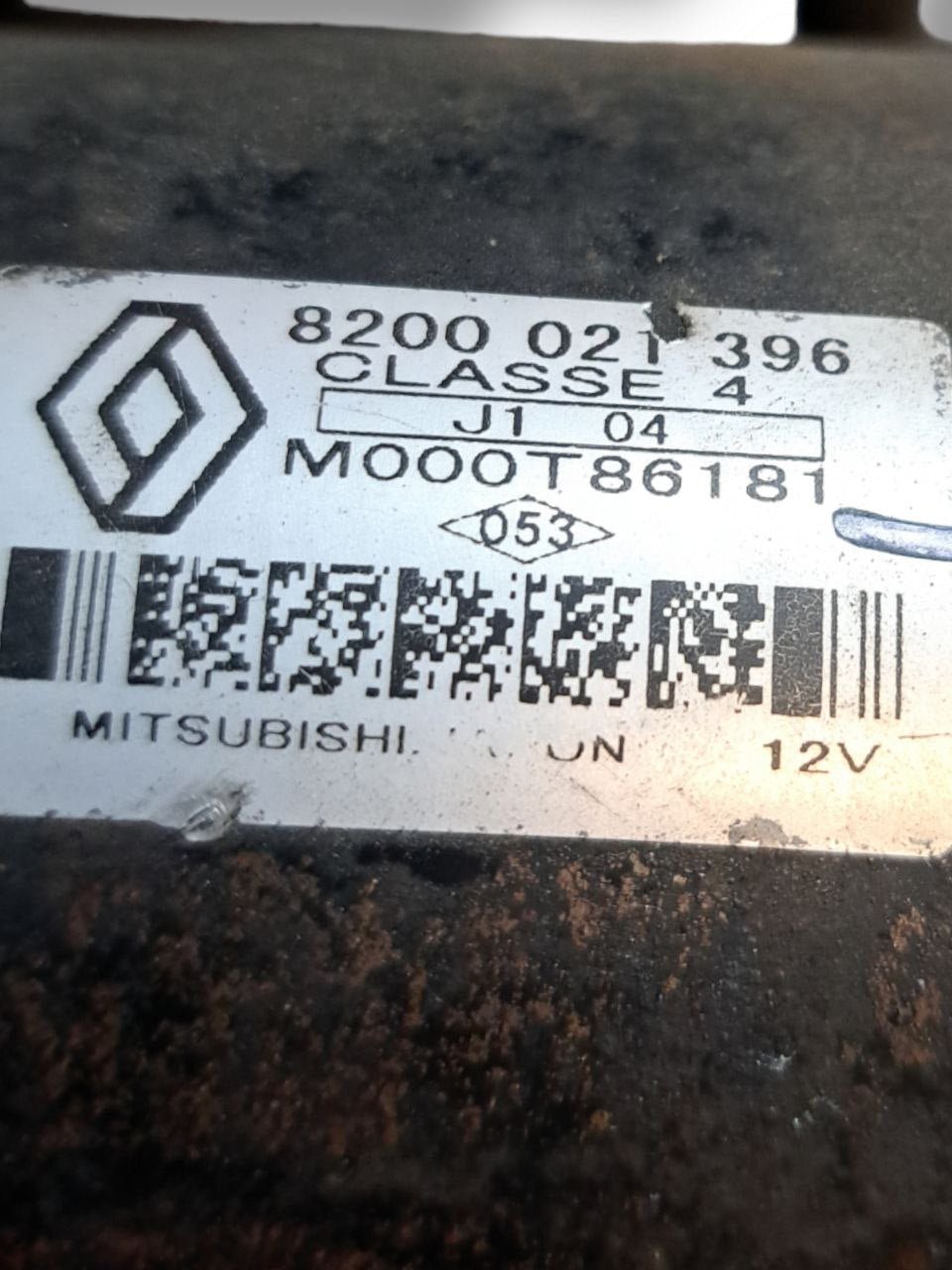 Motorino Avviamento Renault Kangoo / Clio / Megane / Modus 1.5 diesel (1997-2001) COD:8200021396 - F&P CRASH SRLS - Ricambi Usati