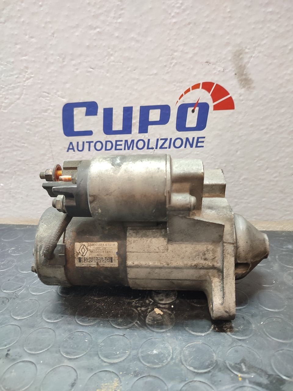 Starter motor RENAULT MEGANE II / SCENIC 1.5 DCI code: 8200584675A - F&P CRASH SRLS - Used Parts