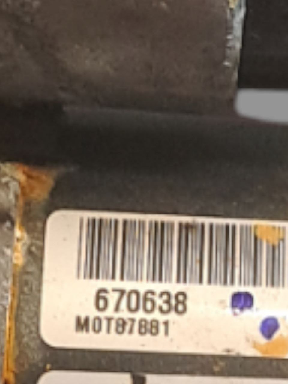 Motorino avviamento Renault Modus 1.5 diesel (2004-2006) COD:M0T87881 - F&P CRASH SRLS - Ricambi Usati