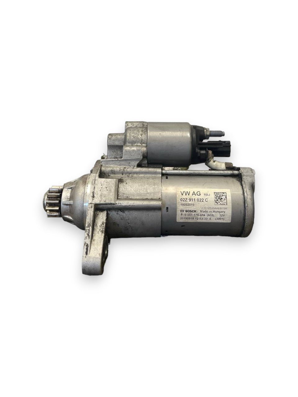 Starter Motor Seat Ibiza V KJ1 / Volkswagen T-Roc 1.0 tgi (2020) code: 02Z911022C / 0001179604 - F&P CRASH SRLS - Used Parts