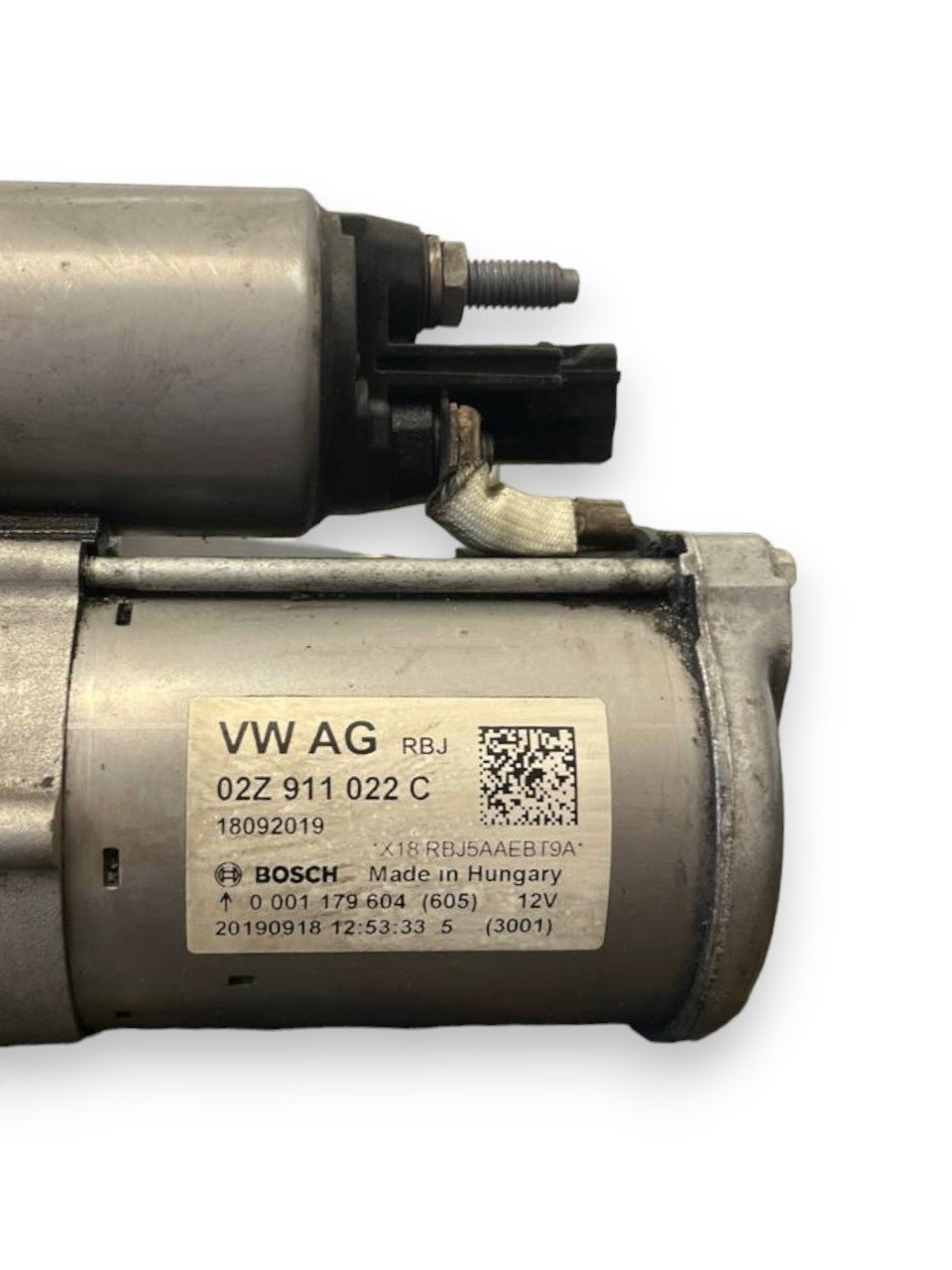 Starter Motor Seat Ibiza V KJ1 / Volkswagen T-Roc 1.0 tgi (2020) code: 02Z911022C / 0001179604 - F&P CRASH SRLS - Used Parts