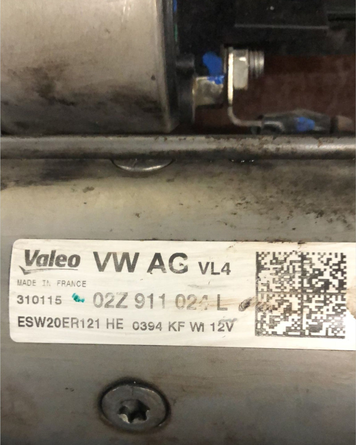 Starter Motor Seat Leon 1.6 Diesel (2012 > 2019) code:02Z911024L - F&P CRASH SRLS - Used Parts