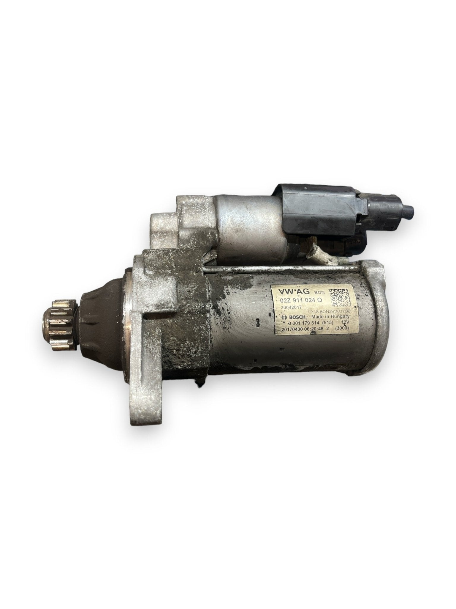 Starter Motor Skoda Octavia ( 1.4b - 2016 ) code: 02Z911024Q - 0001179514 - F&P CRASH SRLS - Used Parts