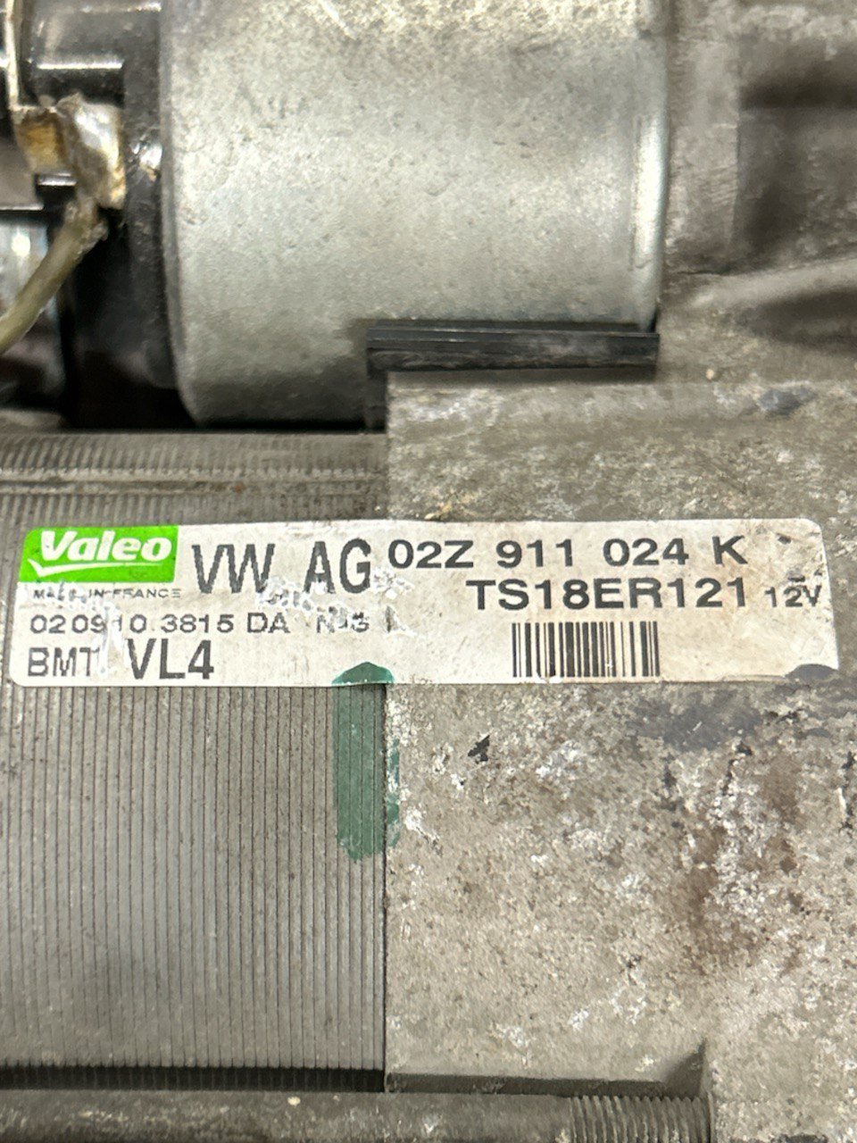 Motorino Avviamento Volkswagen Golf V 2.0 Diesel (2004 - 2008) COD:02Z911024K - F&P CRASH SRLS - Ricambi Usati