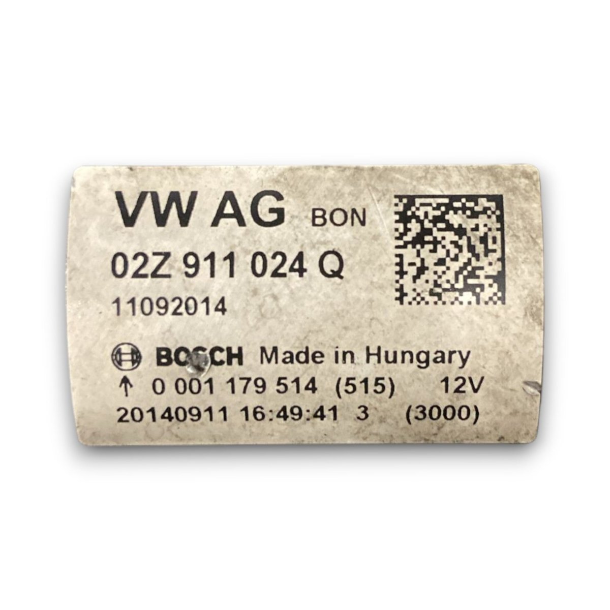Motorino avviamento volkswagen golf VII cod . 02z911024q 1.4 benzina (2012 > 2021) - F&P CRASH SRL - Ricambi Usati