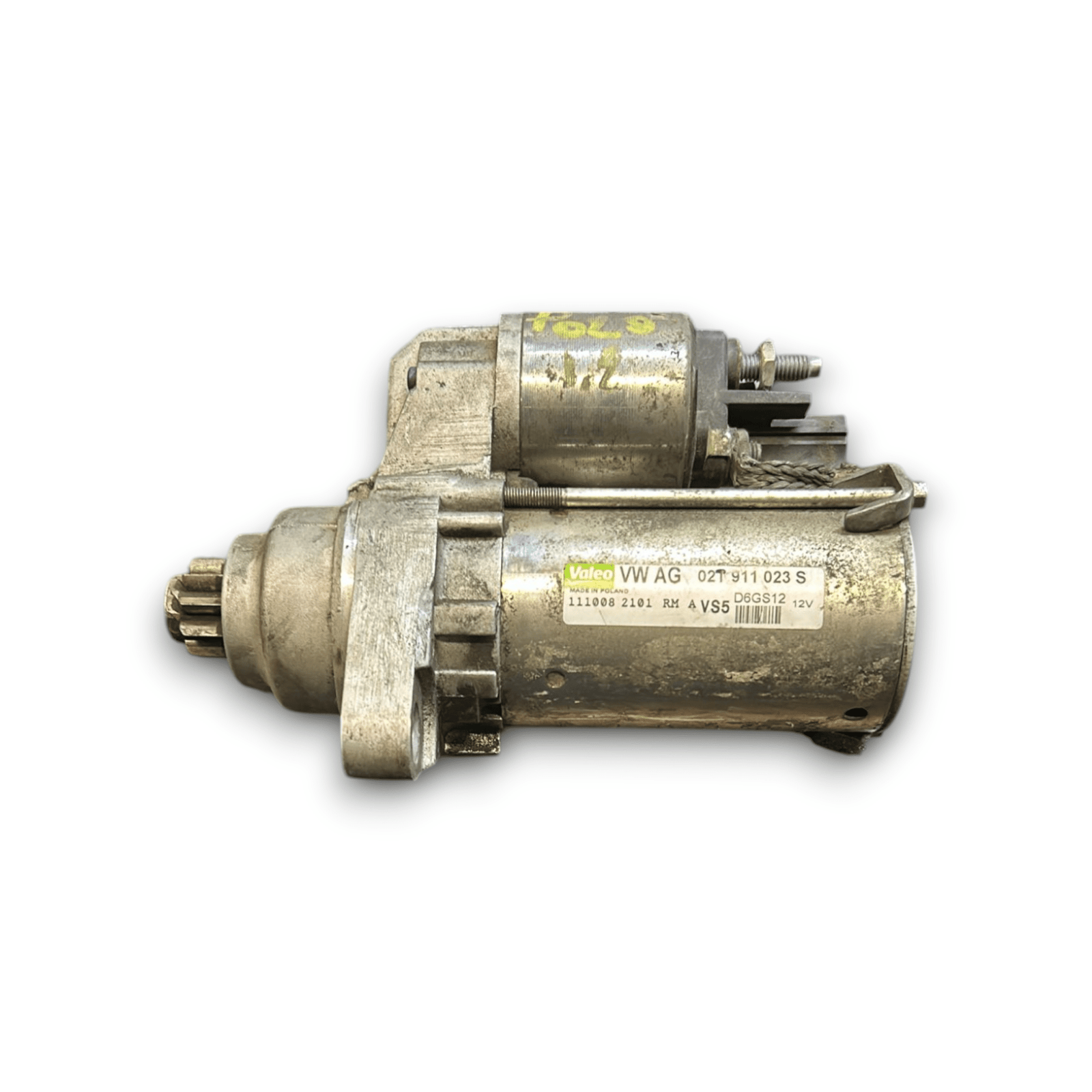 Motorino Avviamento Volkswagen Polo 6R 1.2 Benzina (2009 > 2017) cod:02T911023S - F&P CRASH SRLS - Ricambi Usati