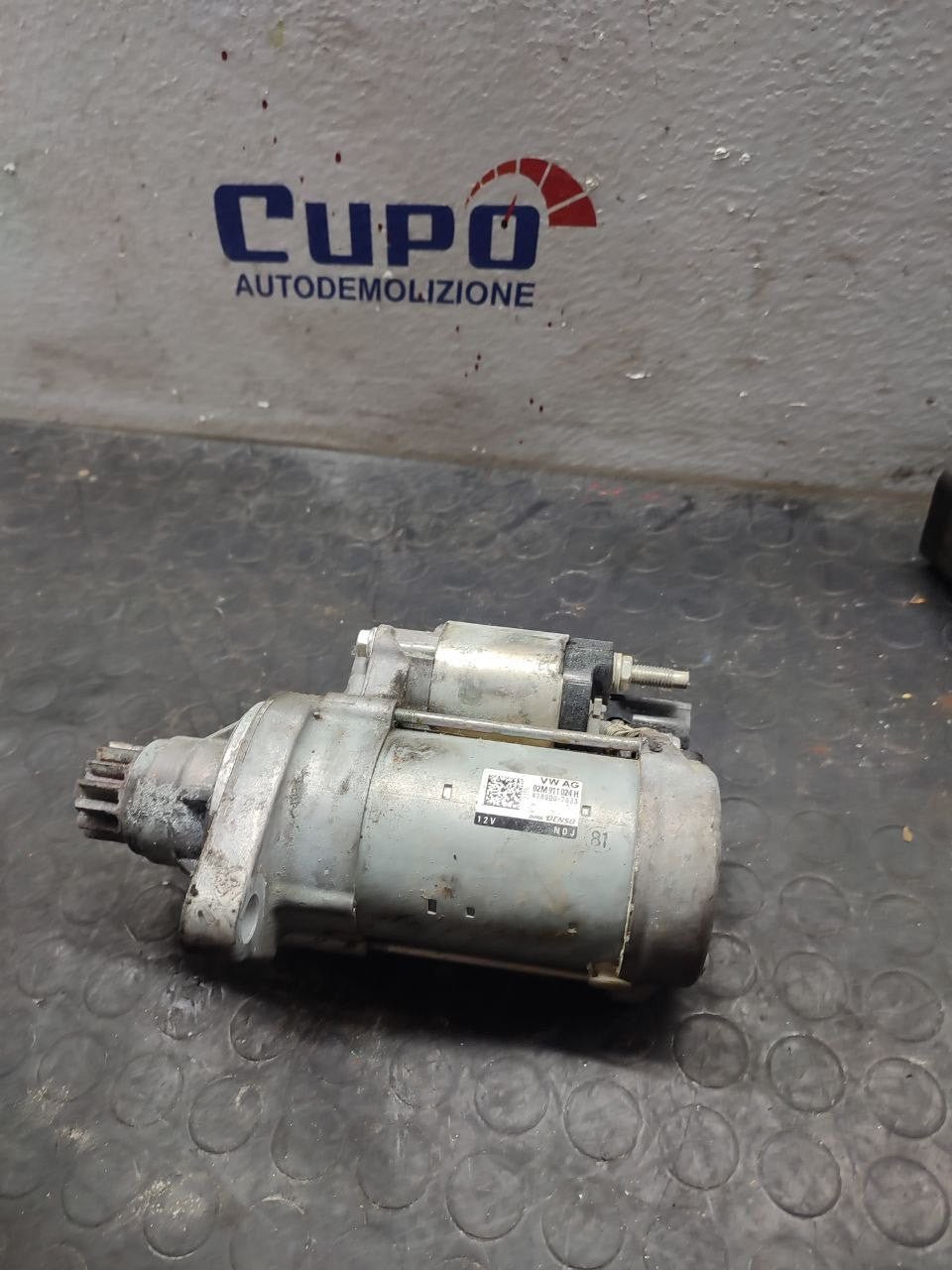 Motorino avviamento Volkswagen Tiguan 1.4 tsi cod 02m911024h - F&P CRASH SRLS - Ricambi Usati