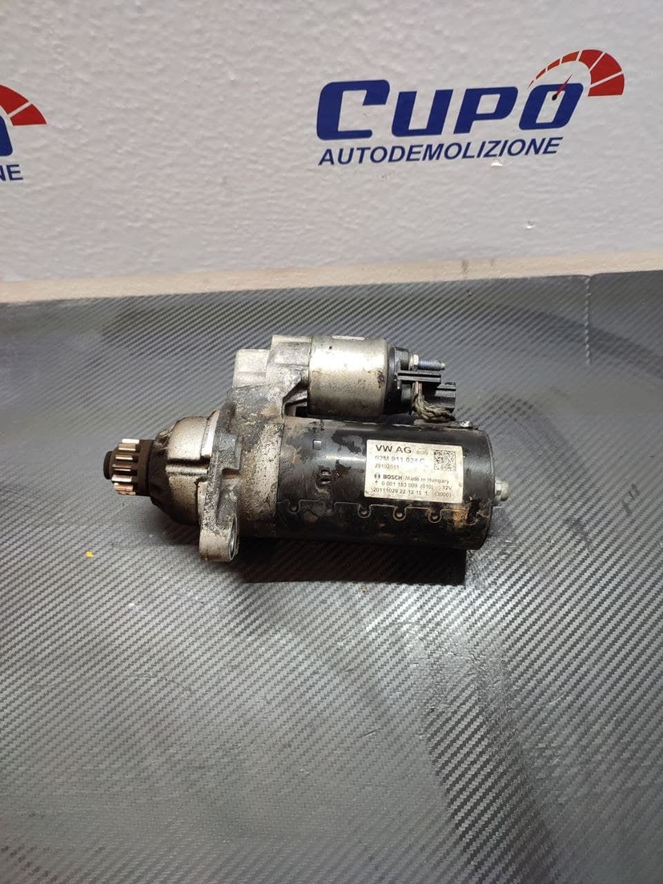Starter motor Volkswagen Tiguan II code 02m911024c - F&P CRASH SRLS - Used Parts