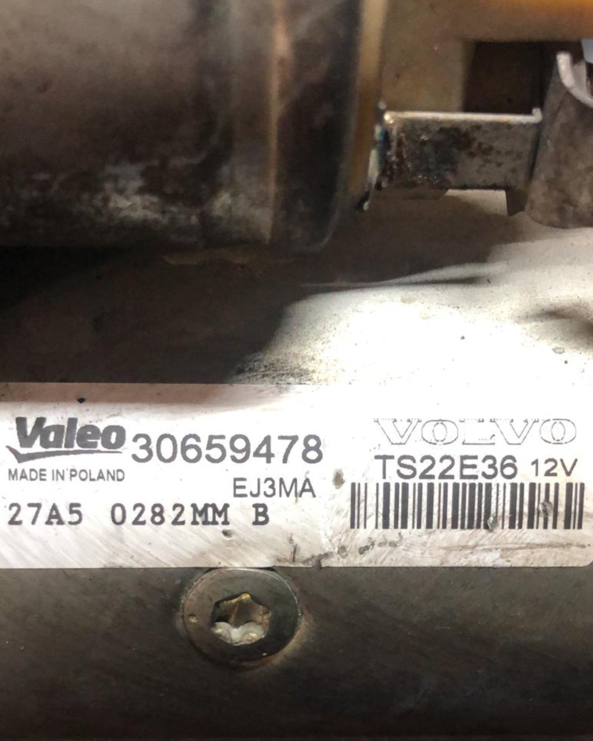 Starter Motor Volvo V60 1.6 Diesel (2010 > 2018) code:30659478 - F&P CRASH SRLS - Used Parts
