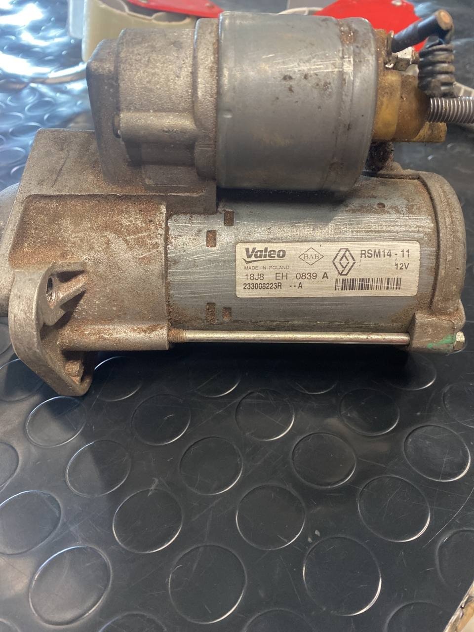 starter motor Renault Clio IV 1.5 code:233008223r - F&P CRASH SRLS - Used Parts