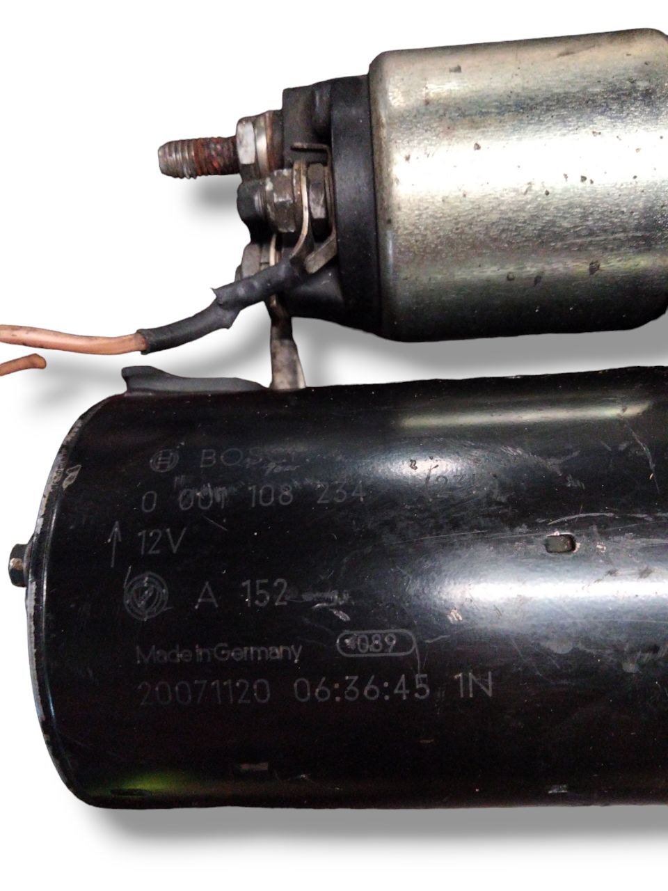 Starter motor for Alfa Romeo 159 1.9 diesel (2005 - 2011) code.0001108234 - F&P CRASH SRLS - Used Parts