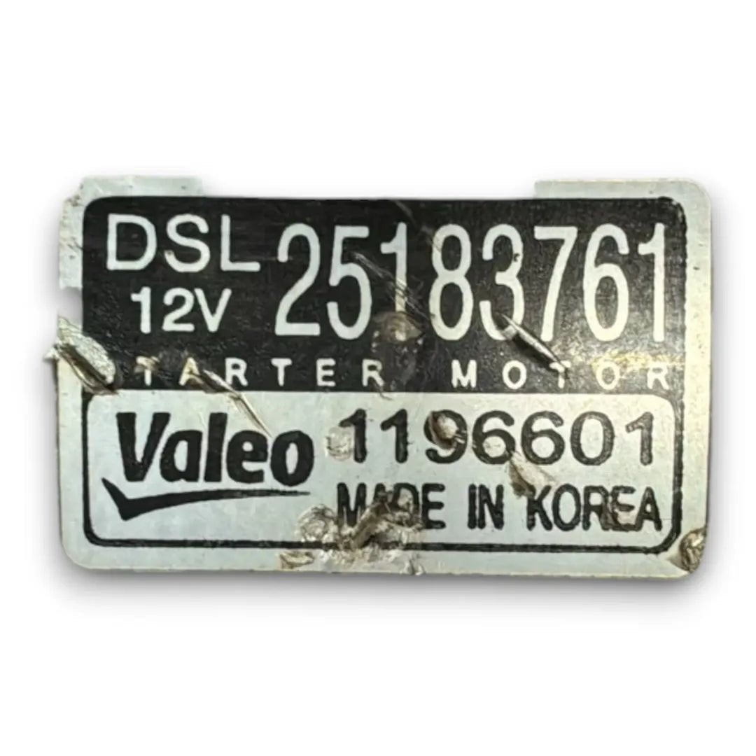 Motorino di avviamento Chevrolet Daewoo Cruze J305 OEM 25183761 - F&P CRASH SRL - Ricambi Usati